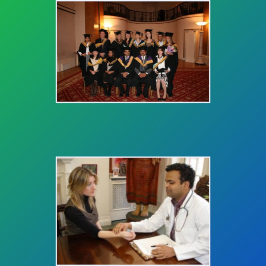 ಲಂಡನ್ ಆಯುರ್ವೇದಿಕ್ ಮಯೂರ್ ಯೂನಿವೆರ್ಸಿಟಿಯಲ್ಲಿ ಸಹಪಾಠಿಗಳೊಂದಿಗಿರುವ ಡಾ. ಅನಿಲ್ ರೈ ಅವರ ಫೋಟೋ.