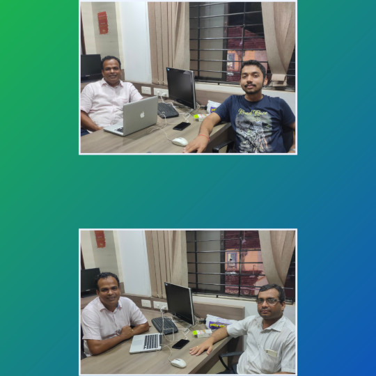 ಡಾ. ಅನಿಲ್ ರೈ ಅವರು CherriLearn App ನ ಆಫೀಸ್ ನಲ್ಲಿ ಸಹ ಸಂಸ್ಥಾಪಕರಾದ ಶ್ರೀನಿಧಿ ಆರ್ ಎಸ್ ಮತ್ತು ರಾಜ್ ಮನೋಹರ್ ಅವರೊಂದಿಗೆ ಕುಳಿತಿರುವ ಫೋಟೋ.